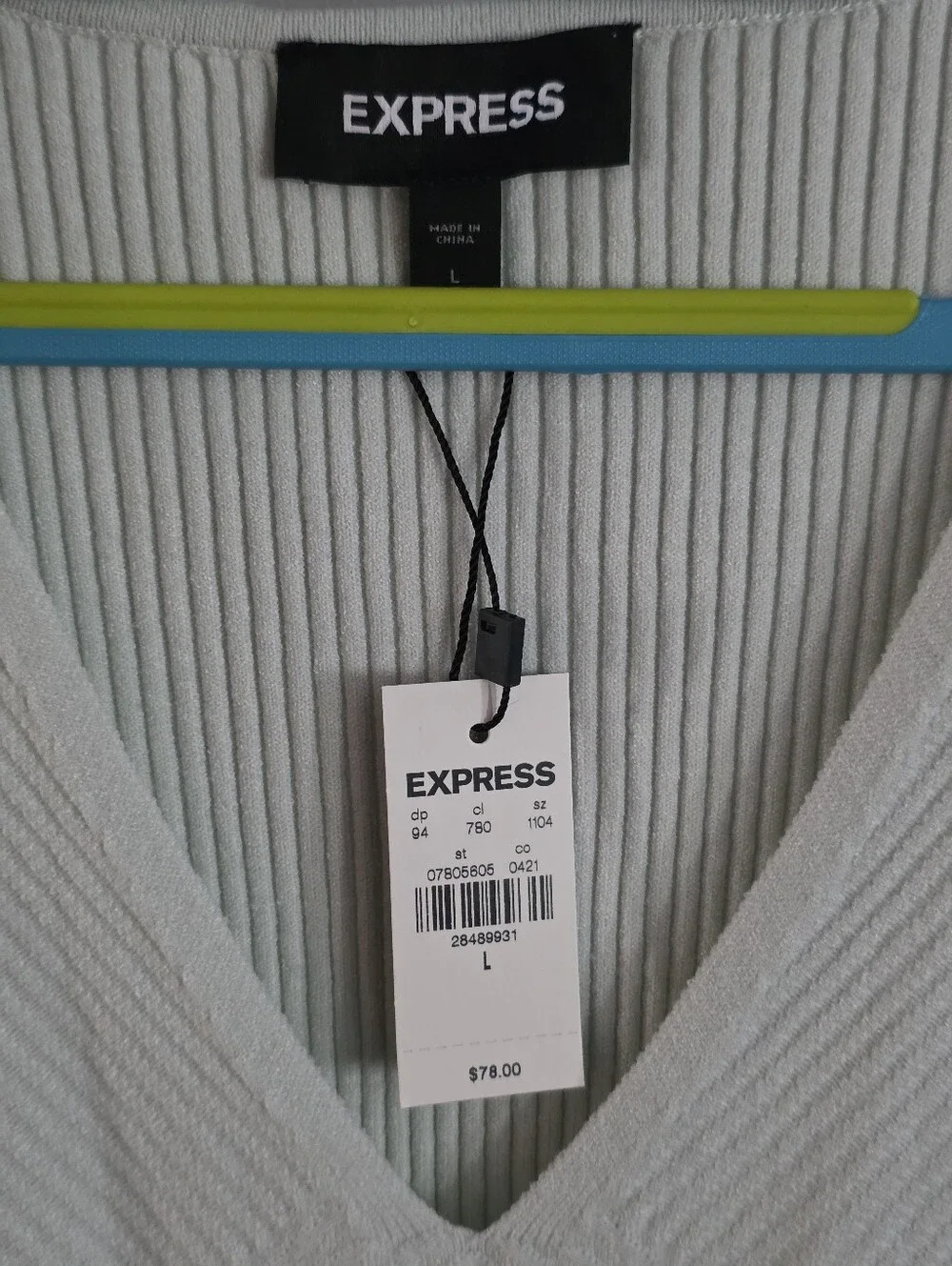 Express Ribbed Sweater Dress - Picture 5 of 7
